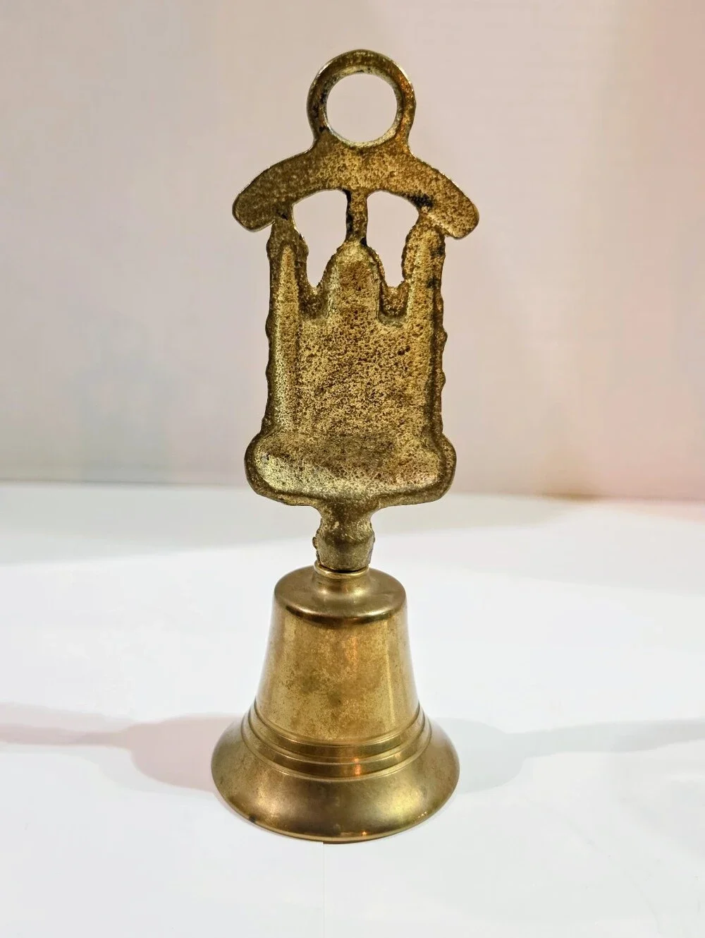 Vintage 1960s Solid Brass St. Paul’s Cathedral London Hand Bell | Mid-Century UK